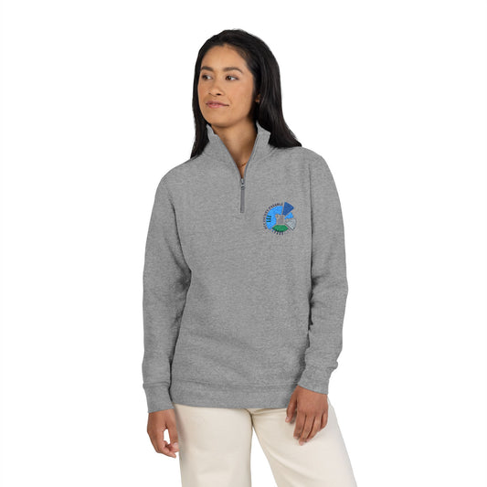 Accounts Payable Cozy Embroidered Fleece Pullover