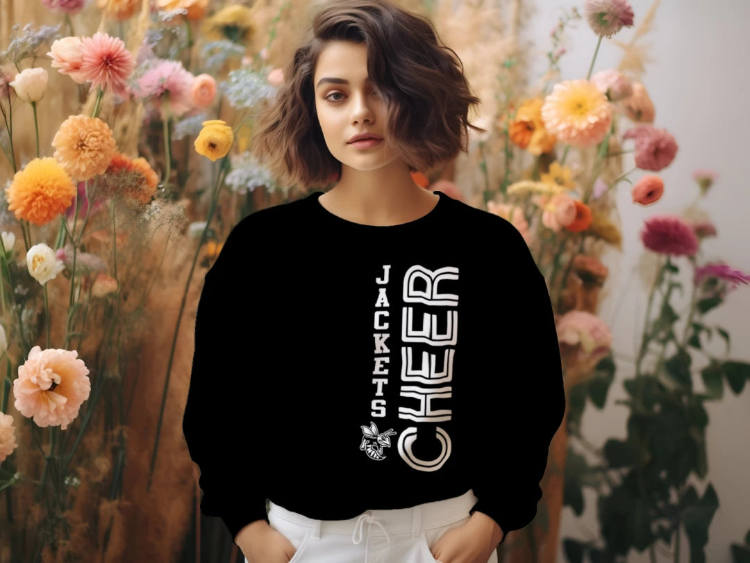 SHS Cheer Black crew neck
